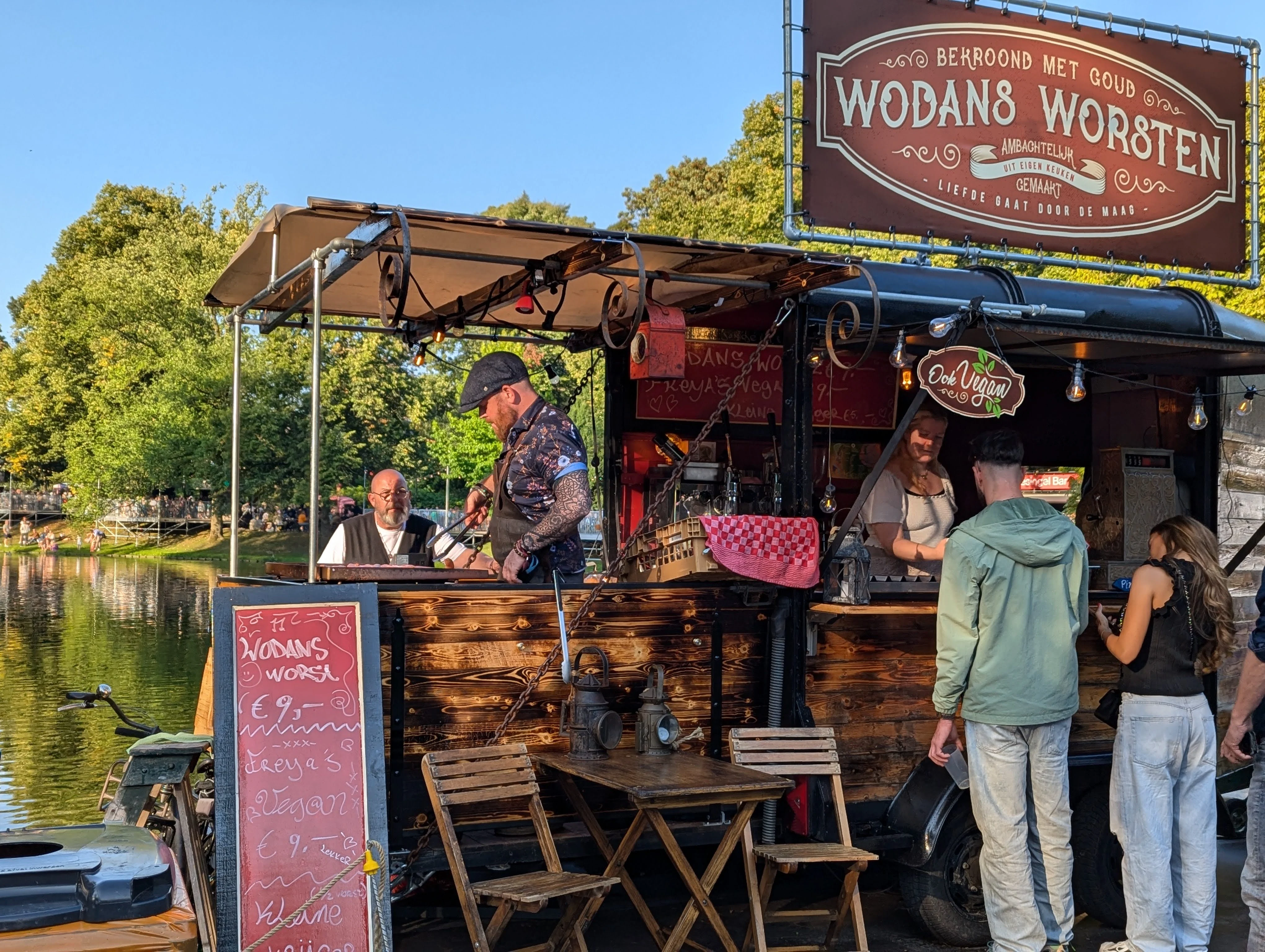 Wodans Foodtruck op locatie in Groningen